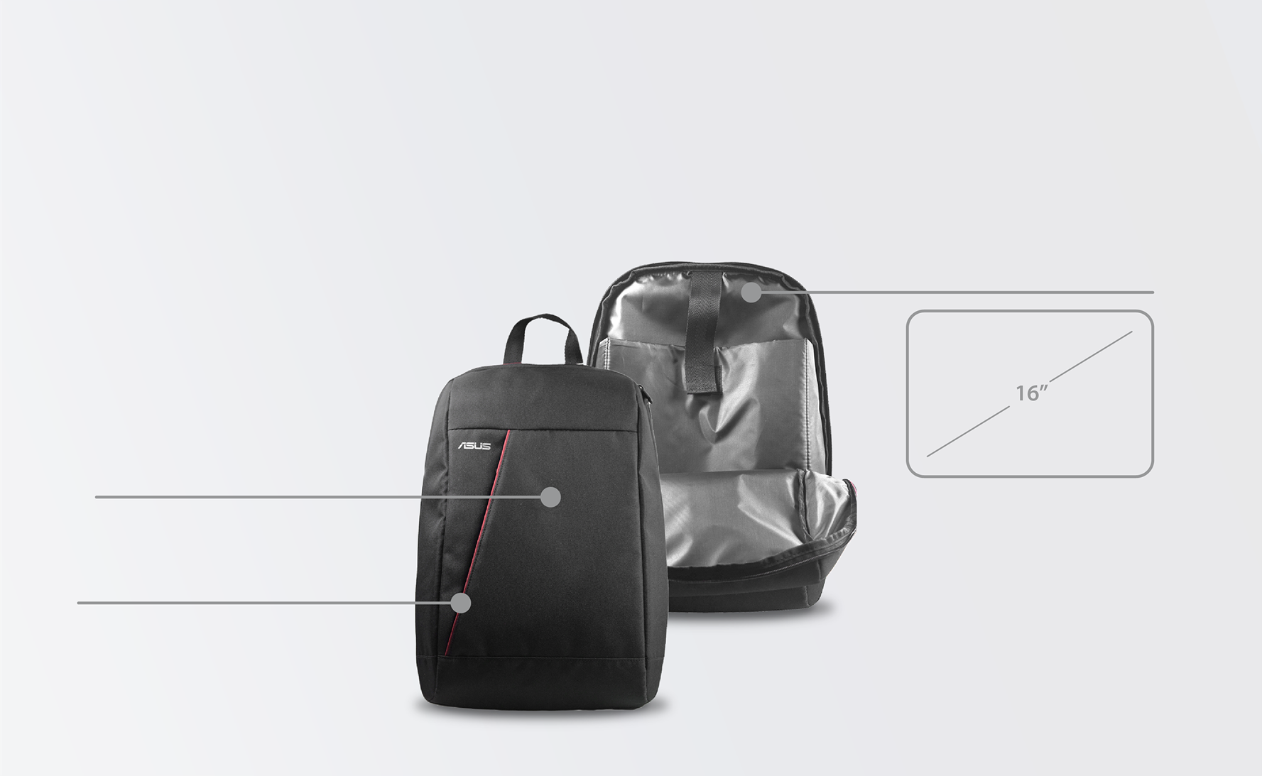 Asus Consumer Asus Nereus Backpack-Asus Consumer-Asus Nereus Backpack-Accessories | Laptop Mechanic