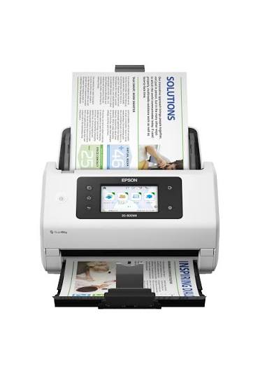 Epson 50ppm A4 SheetFeed USB3 Wi-Fi LAN 8000 Pages Daily Single Pass Dual Scanning (A3 with Stitchin...