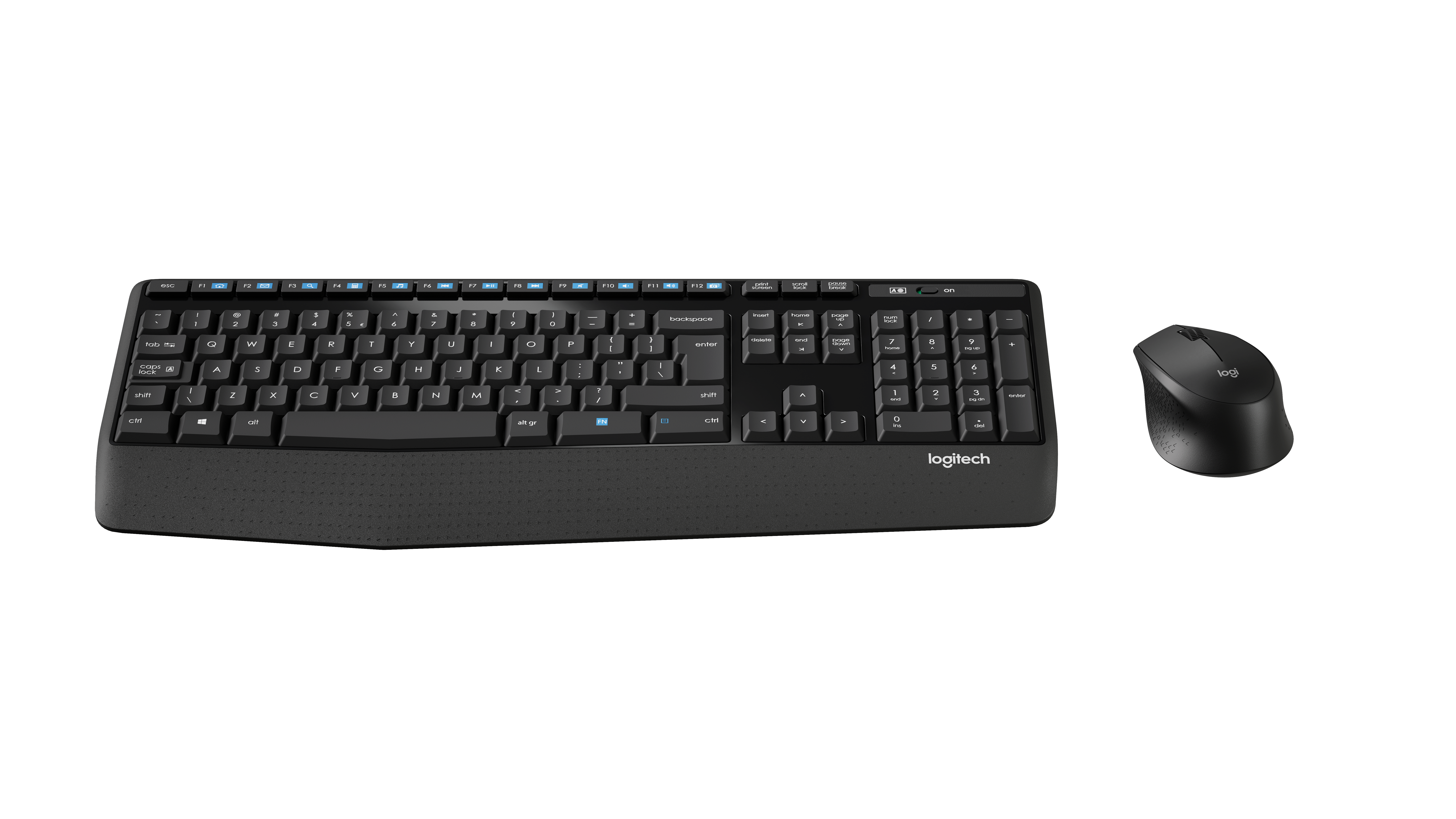 Logitech MK345 - Wireless Keyboard and Mouse Combo - Black - USB