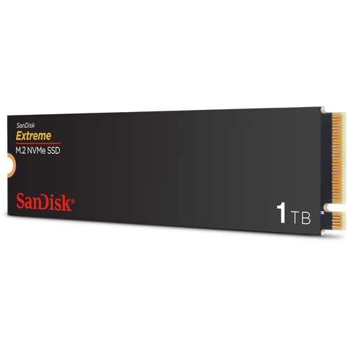Sandisk Extreme 1TB NVMe SSD - Read Speed up to 5150 MB/s  Write Speed to up 4900 MB/s  PCIe 4.0 x4  nCache 2.0  600TBW